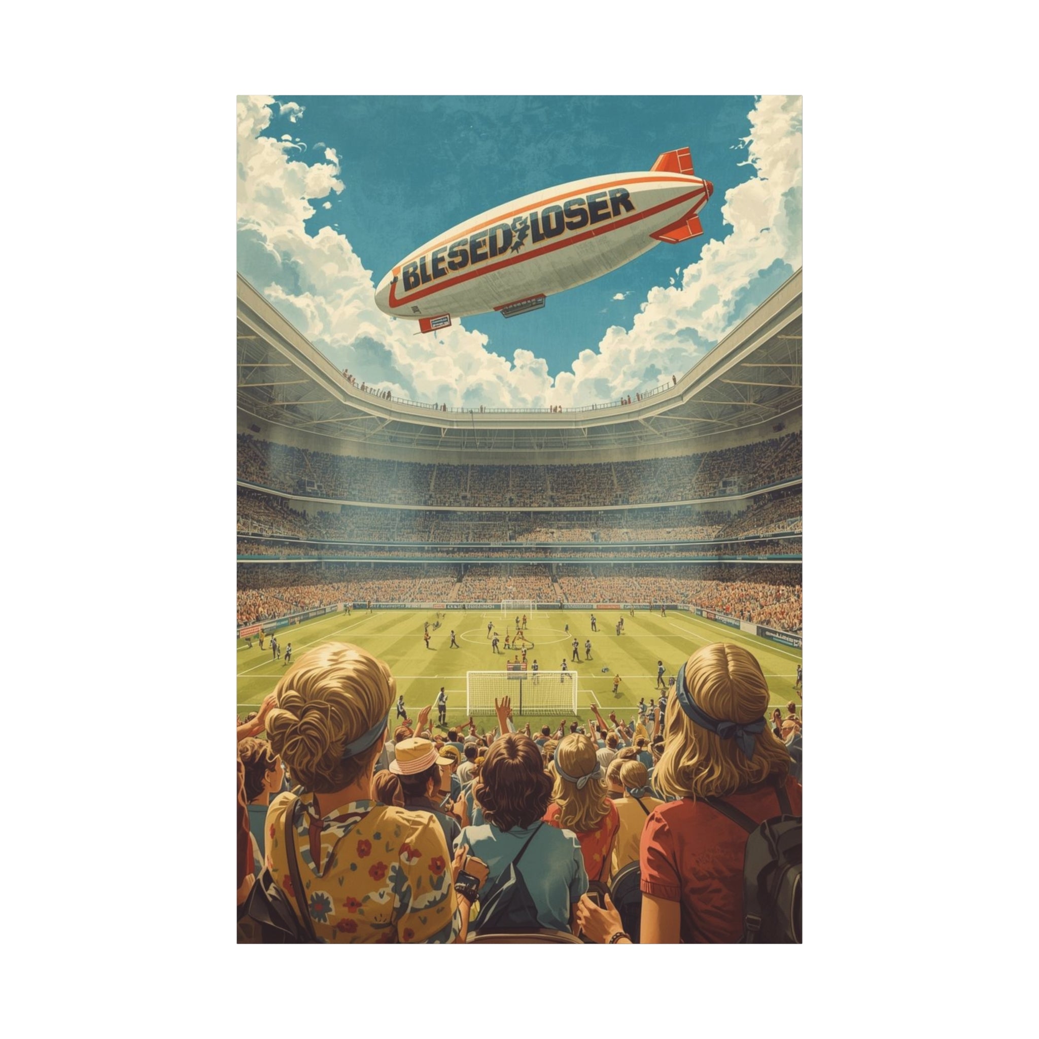 Blessed Loser Sport Art Canvas