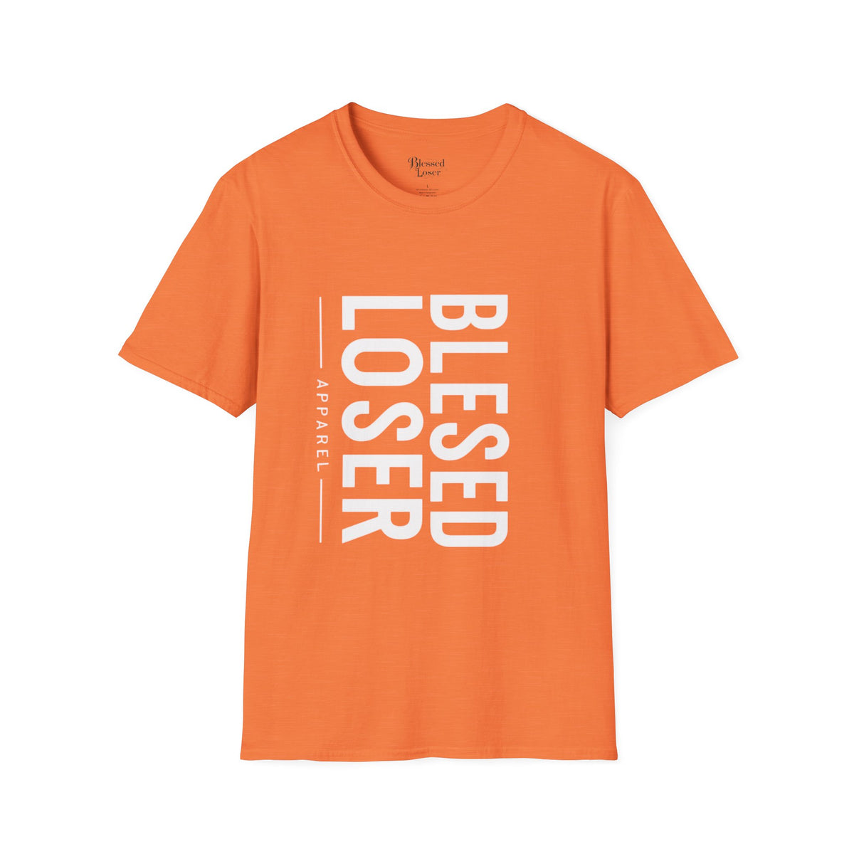 Blessed Loser T-Shirt | Vertical Bold Text Graphic Tee