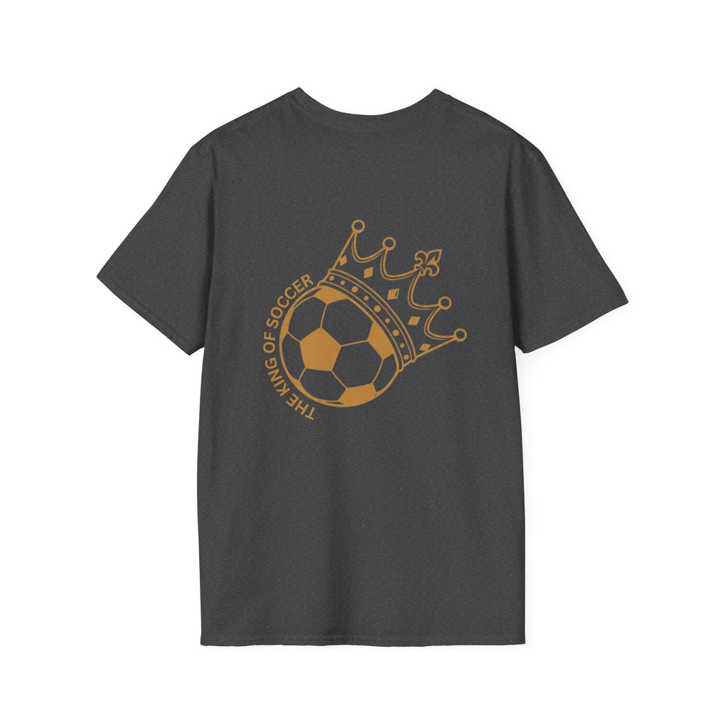 Cute Crowned Cat Pocket Tee — Minimal Embroidered Kitten T-Shirt