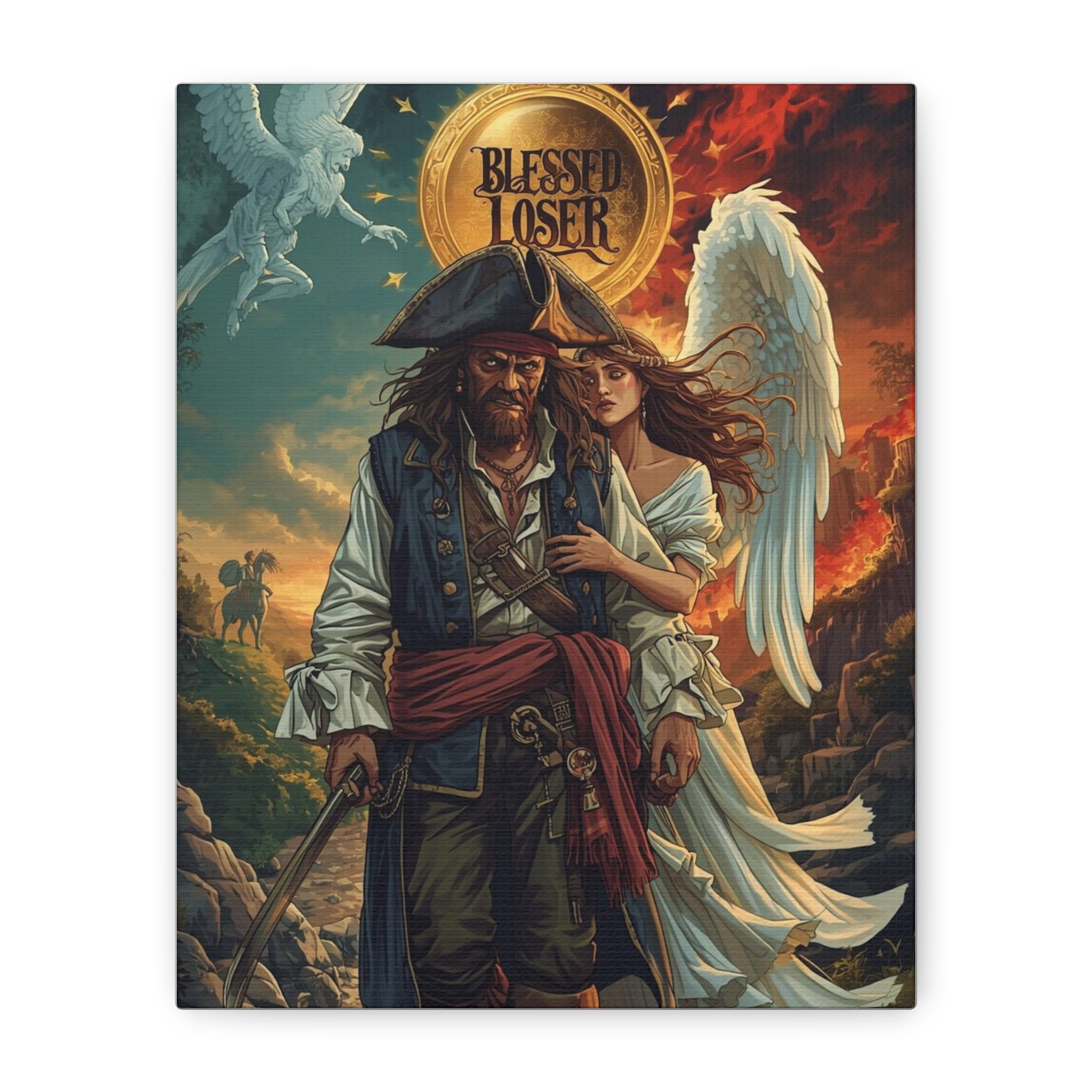 Blessed loser Canvas Print,  Blessed Loser Concept
