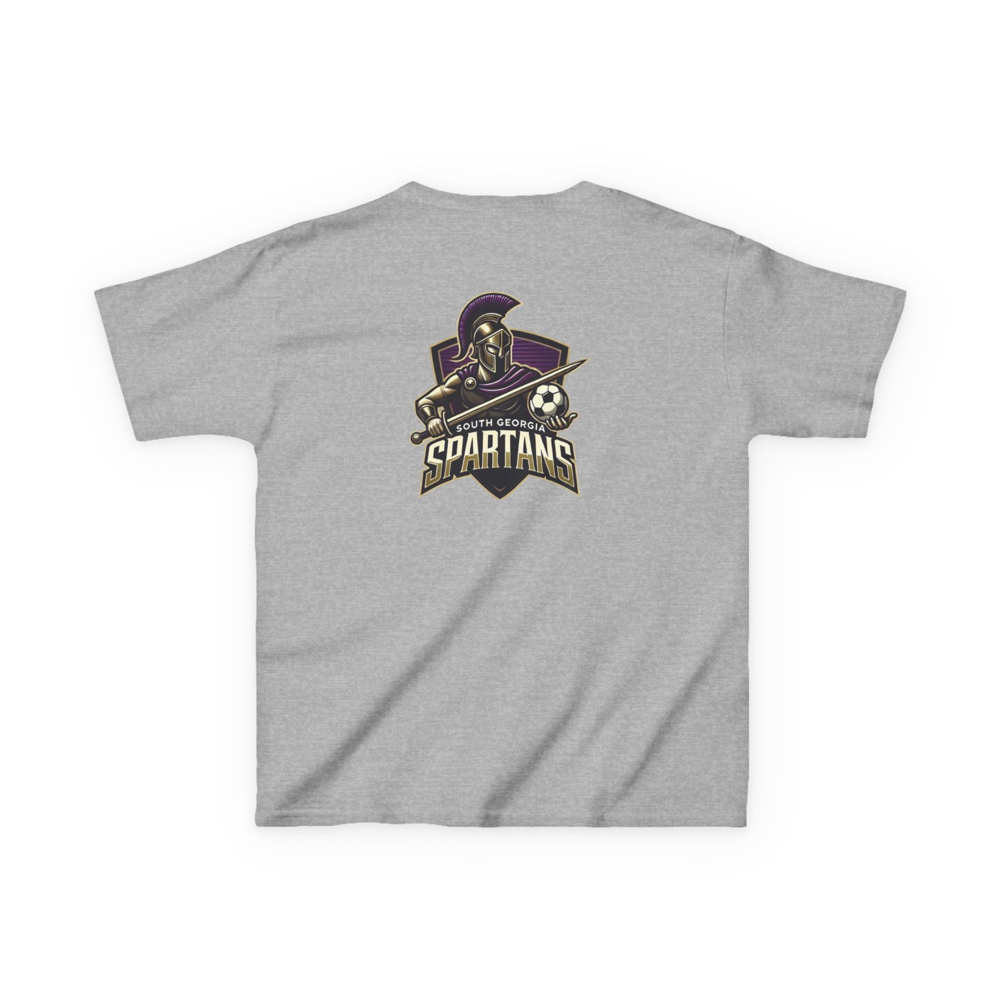 Spartans Kids Heavy Cotton Tee - Perfect for Young Sports Enthusiasts