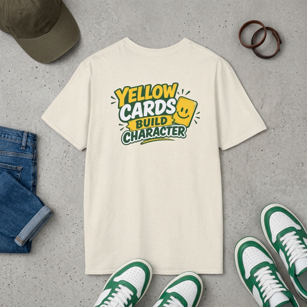 Yellow Cards Build Character T-Shirt