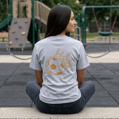 Soccer ball unisex tee king of soccer