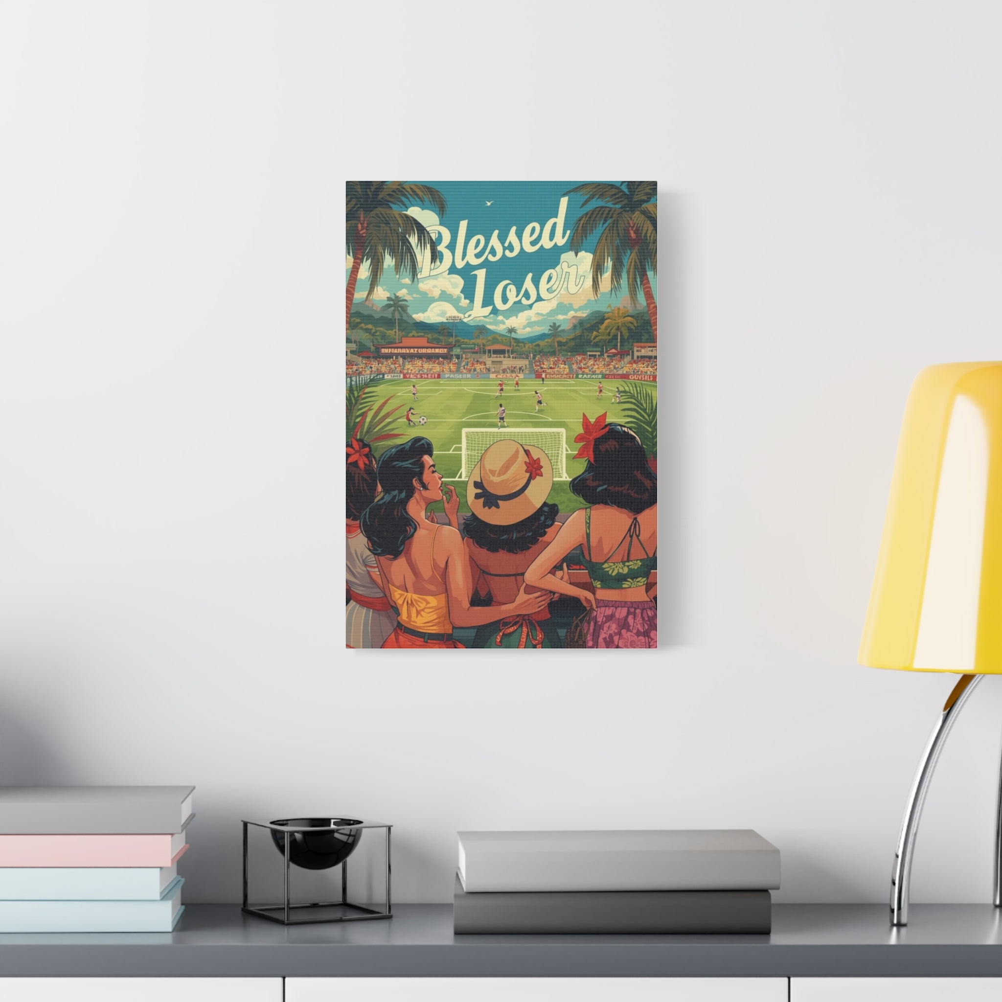 Blessed Loser Canvas Wall Art