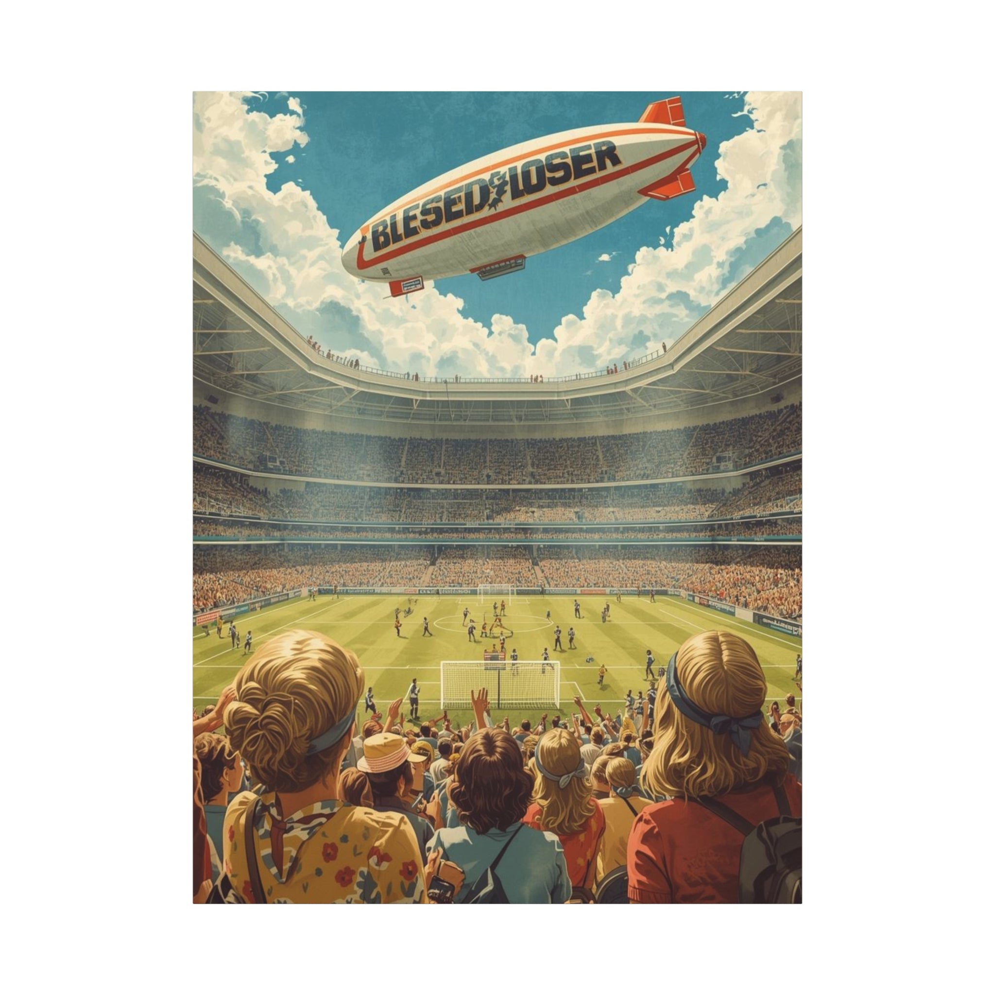 Blessed Loser Sport Art Canvas