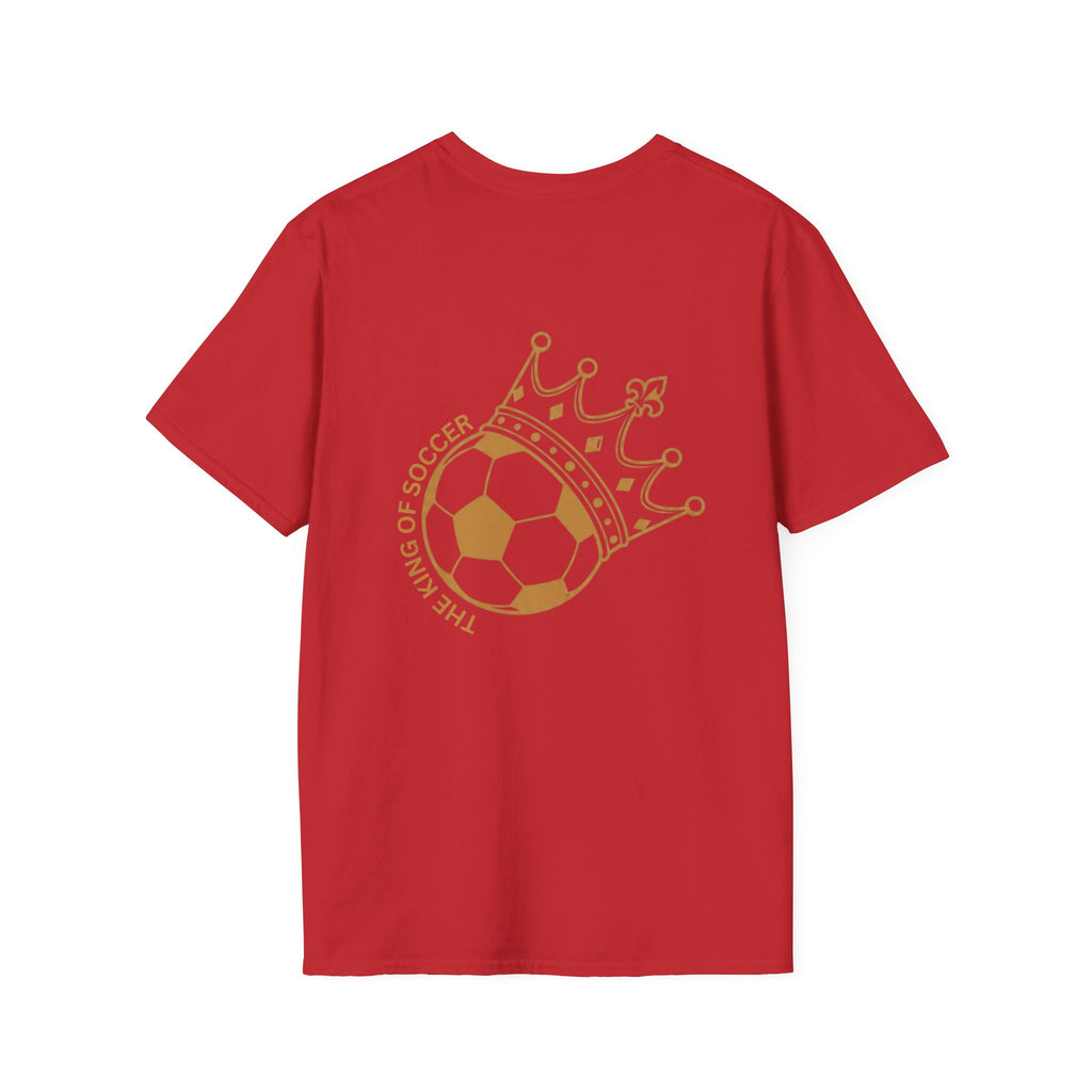 Cute Crowned Cat Pocket Tee — Minimal Embroidered Kitten T-Shirt