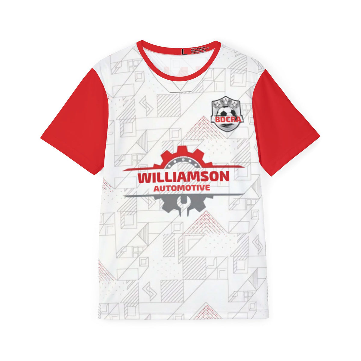 Men's Custom Sports Jersey — Williamson Automotive Soccer King Team Shirt