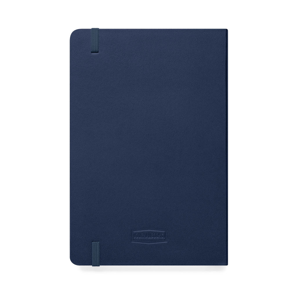 Skull & Crossbones Hardcover  5.5" × 8.5" Notebook — Vintage Pirate Little Black Book