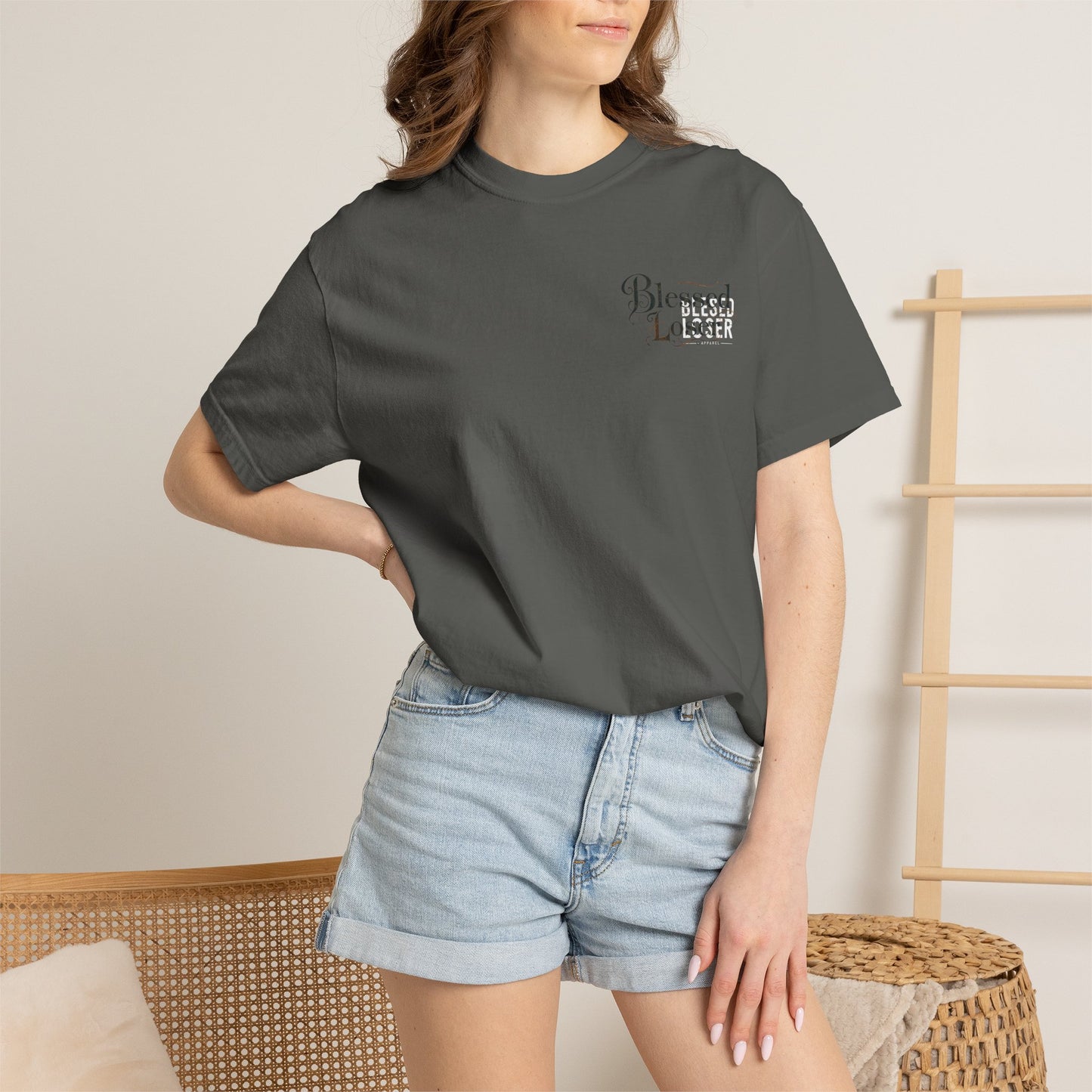 Chase Your Dreams Tee — 'Blessed Loser' Vintage Stadium Graphic T-Shirt