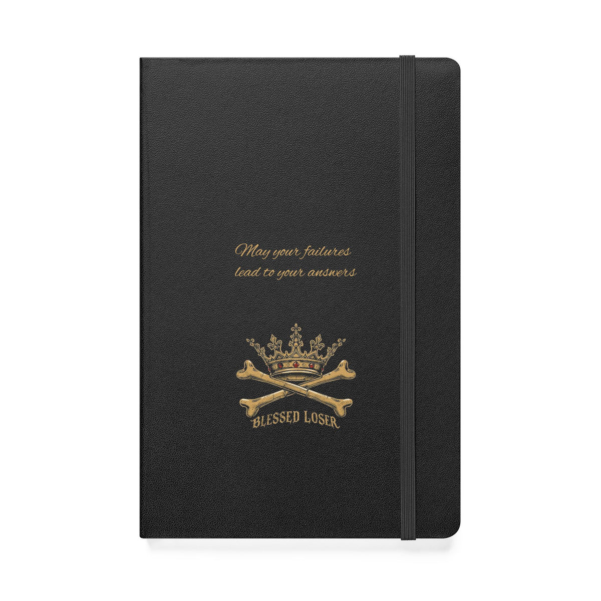 Hardcover Notebook Journal — Blessed Loser Little Black Book