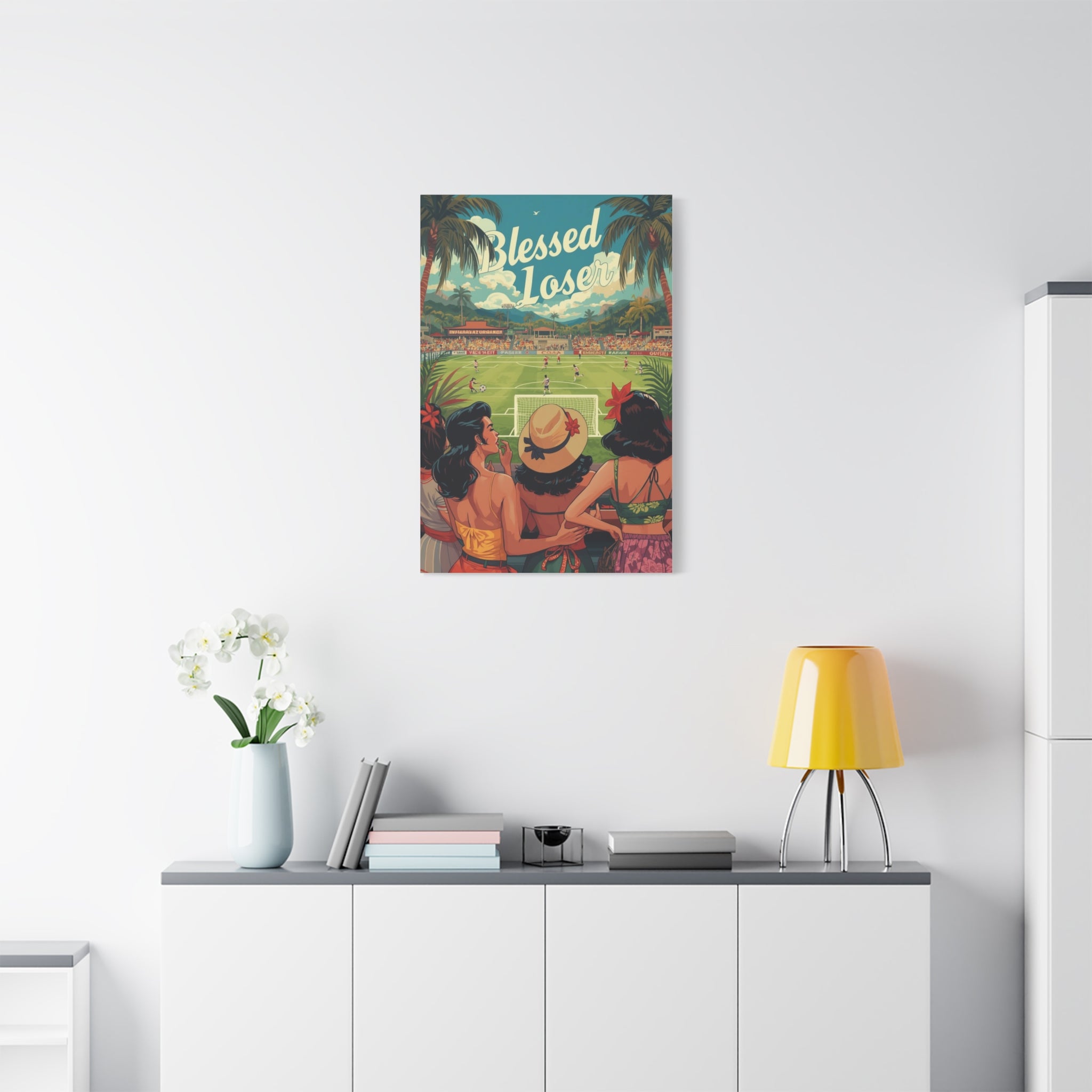 Blessed Loser Canvas Wall Art