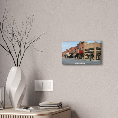 Bainbridge Georgia, Broad Street Main Street Canvas Vintage Wall Art