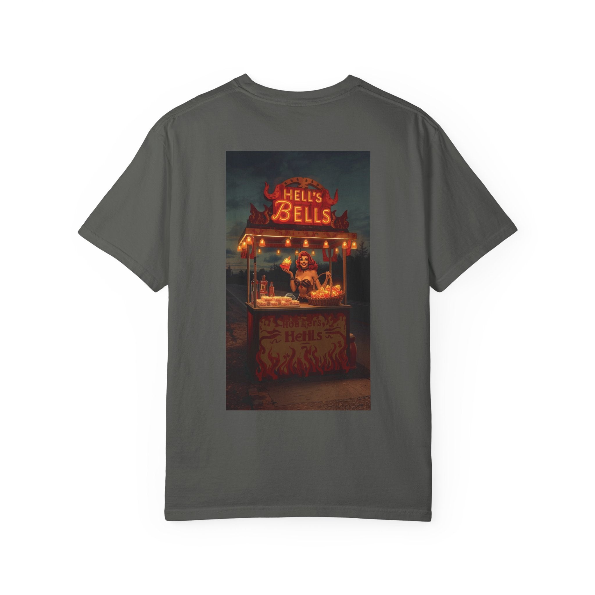 Hell's Bells Unisex Garment-Dyed T-shirt, Vintage-Inspired Tee, Casual Graphic Shirt, Summer Festival Top, Great for Music Lovers, [...]