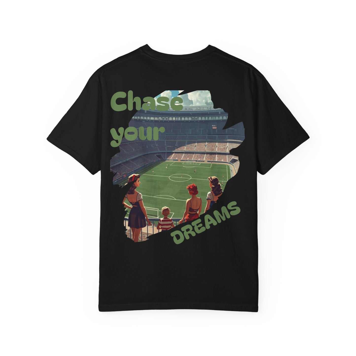 Chase Your Dreams Tee — 'Blessed Loser' Vintage Stadium Graphic T-Shirt