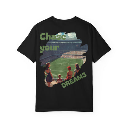 Chase Your Dreams Tee — 'Blessed Loser' Vintage Stadium Graphic T-Shirt