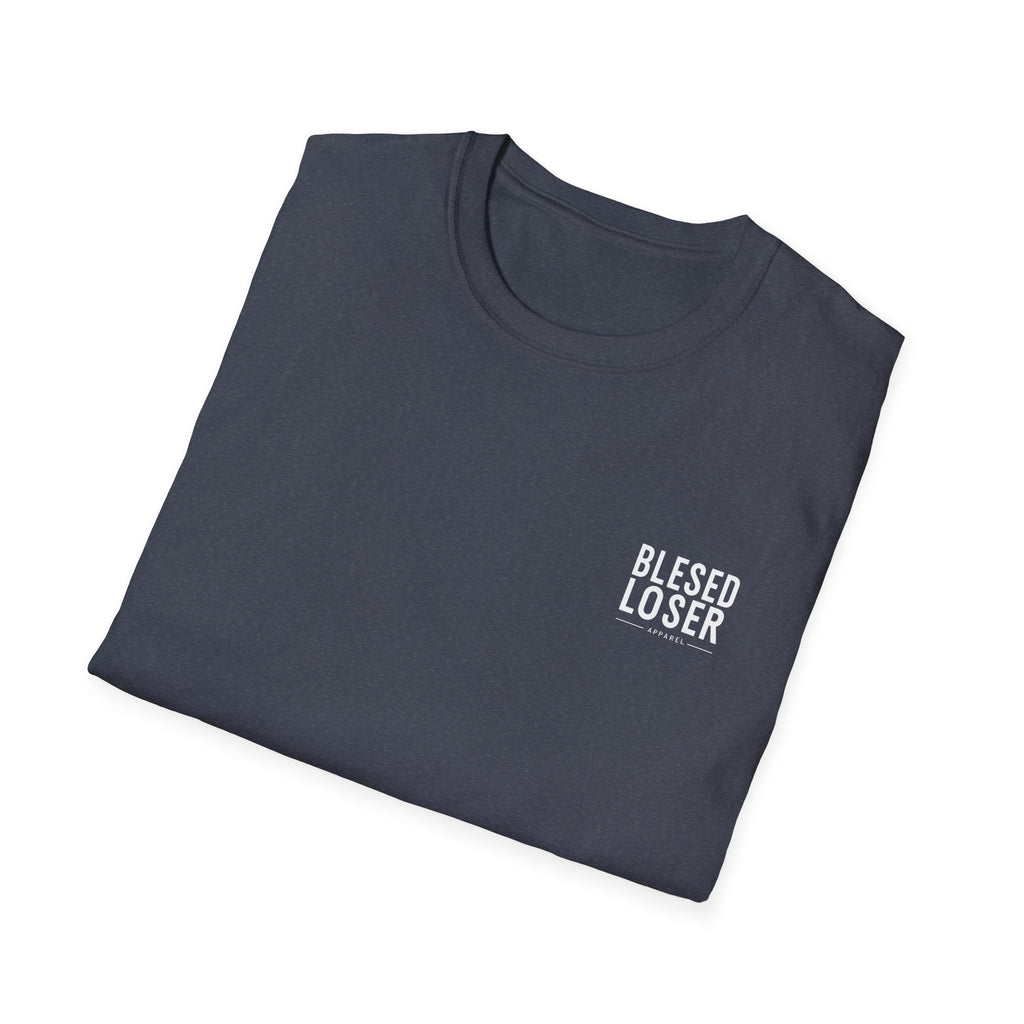 Blessed Loser T-Shirt — Minimal Chest Logo Casual Tee