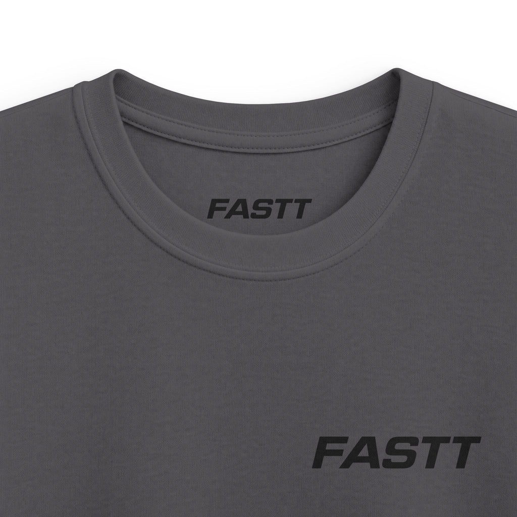 Kids Tee — 'FASTT' Soccer Ball with Crown Graphic Youth футболка