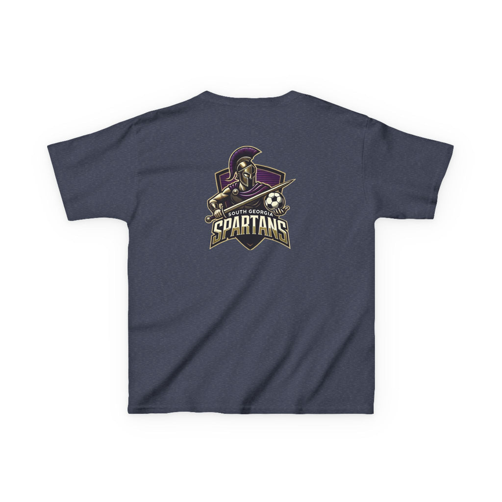 Spartans Kids Heavy Cotton Tee - Perfect for Young Sports Enthusiasts