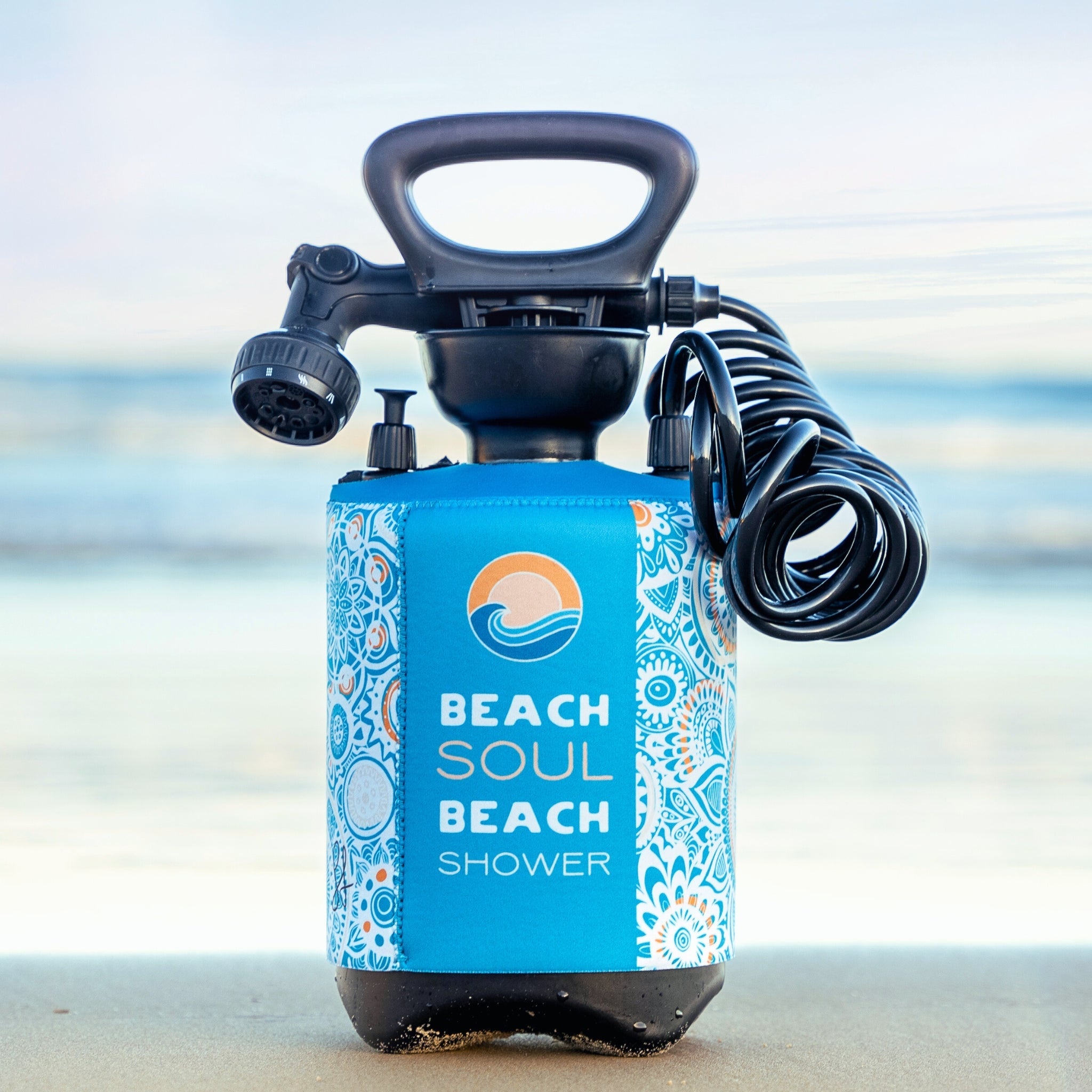 Portablle 5L Beach Shower with 10 Mode Spray Head
