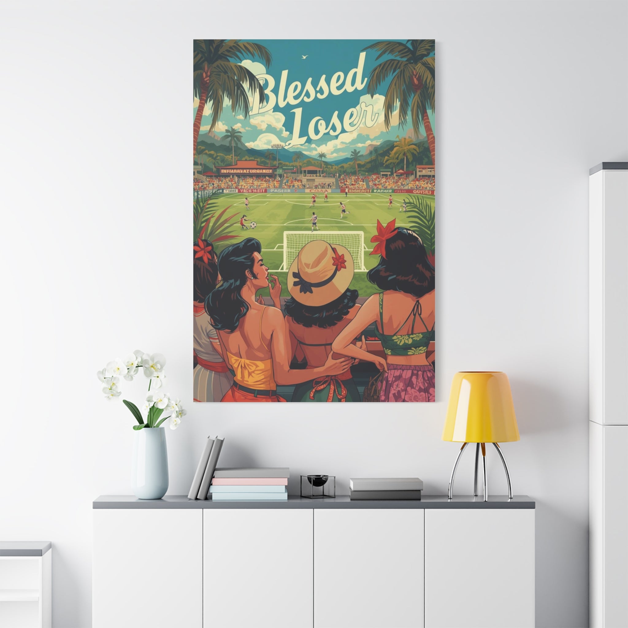Blessed Loser Canvas Wall Art