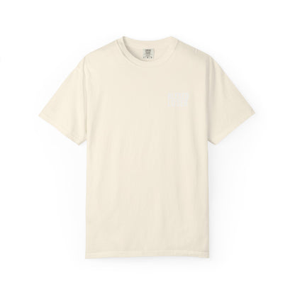 Pirate Woman Illustration T-Shirt | Blessed Loser Graphic Tee in ivory, featuring subtle front text and relaxed heavyweight cotton.