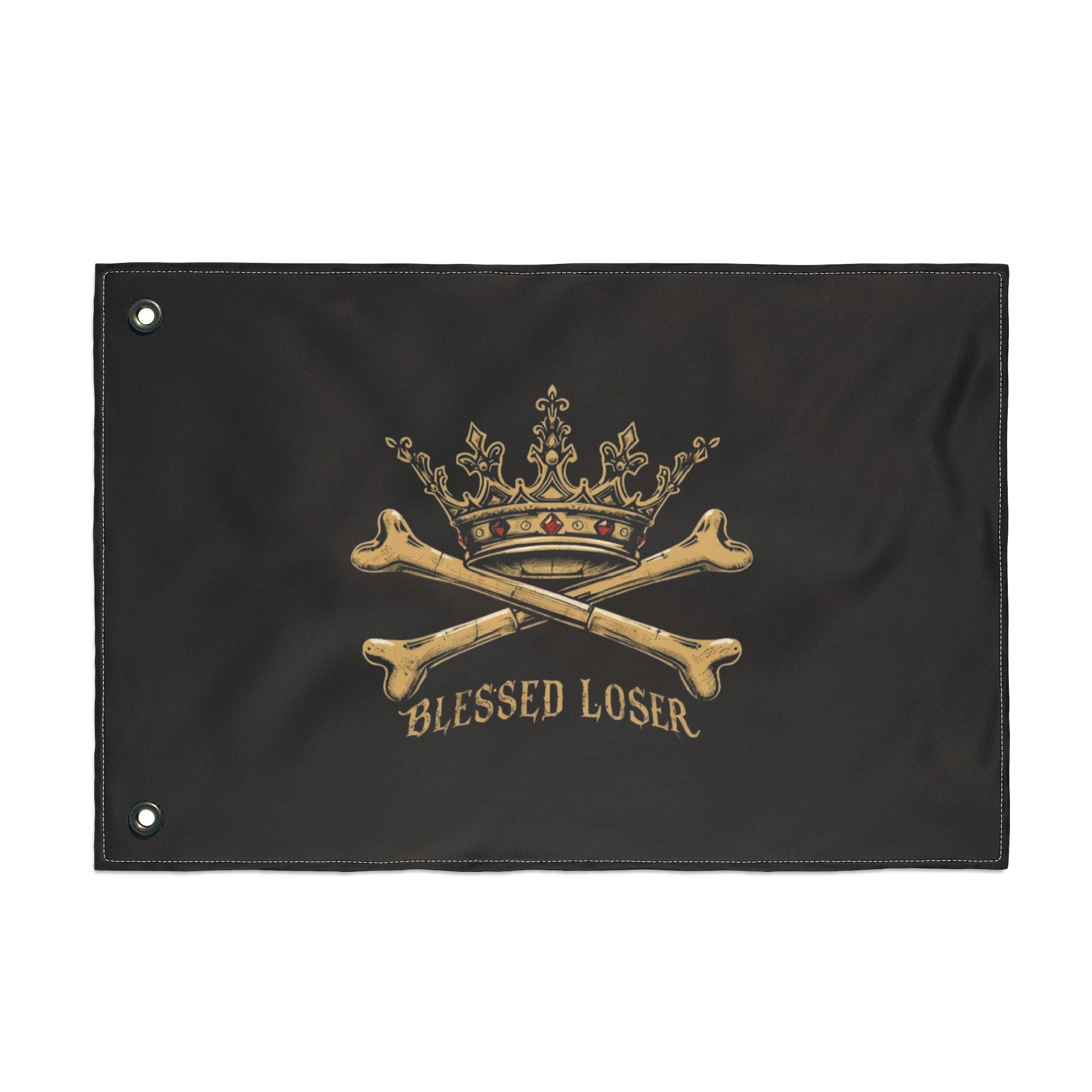 Double-Sided Blessed loser pirate flag