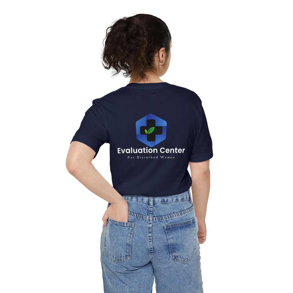 Evaluation Center Pocket T-Shirt — Medical Clinic Logo Tee