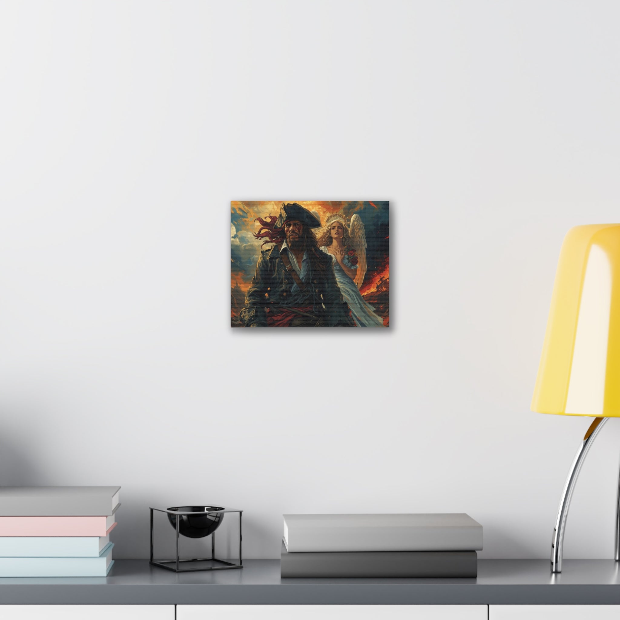 Blessed loser Pirate Angel Canvas Art