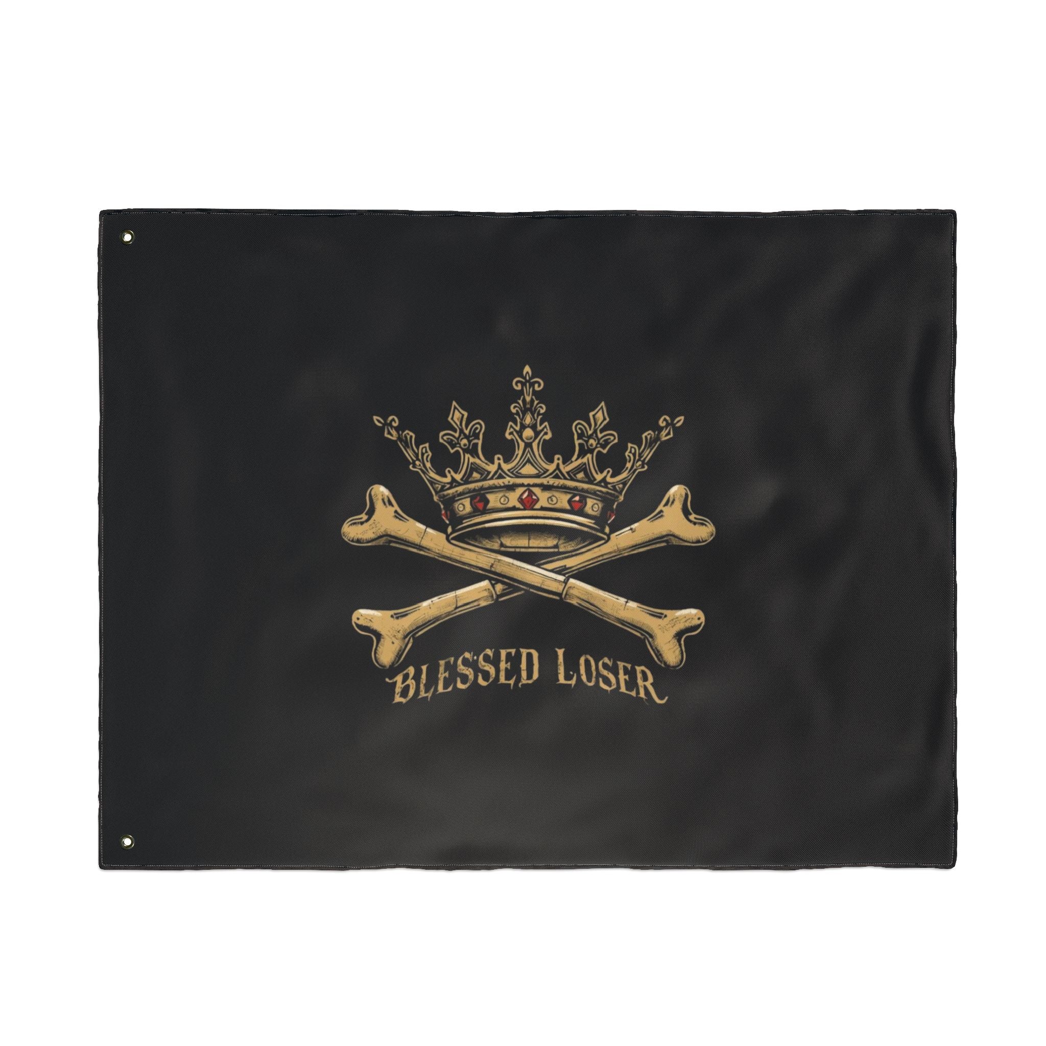 Double-Sided Blessed loser pirate flag