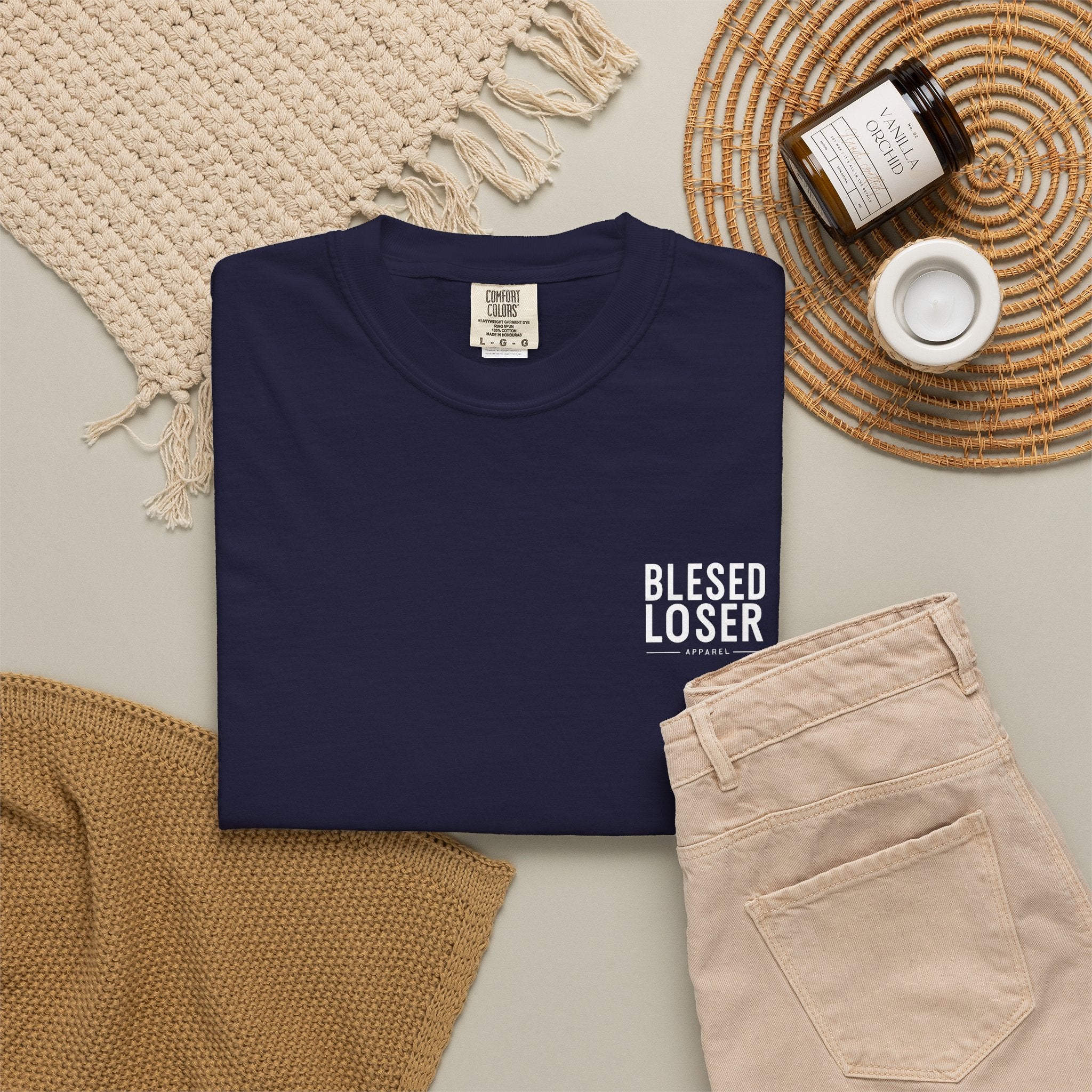 Blessed Loser T-Shirt — Vintage Samurai Triangle Back Print