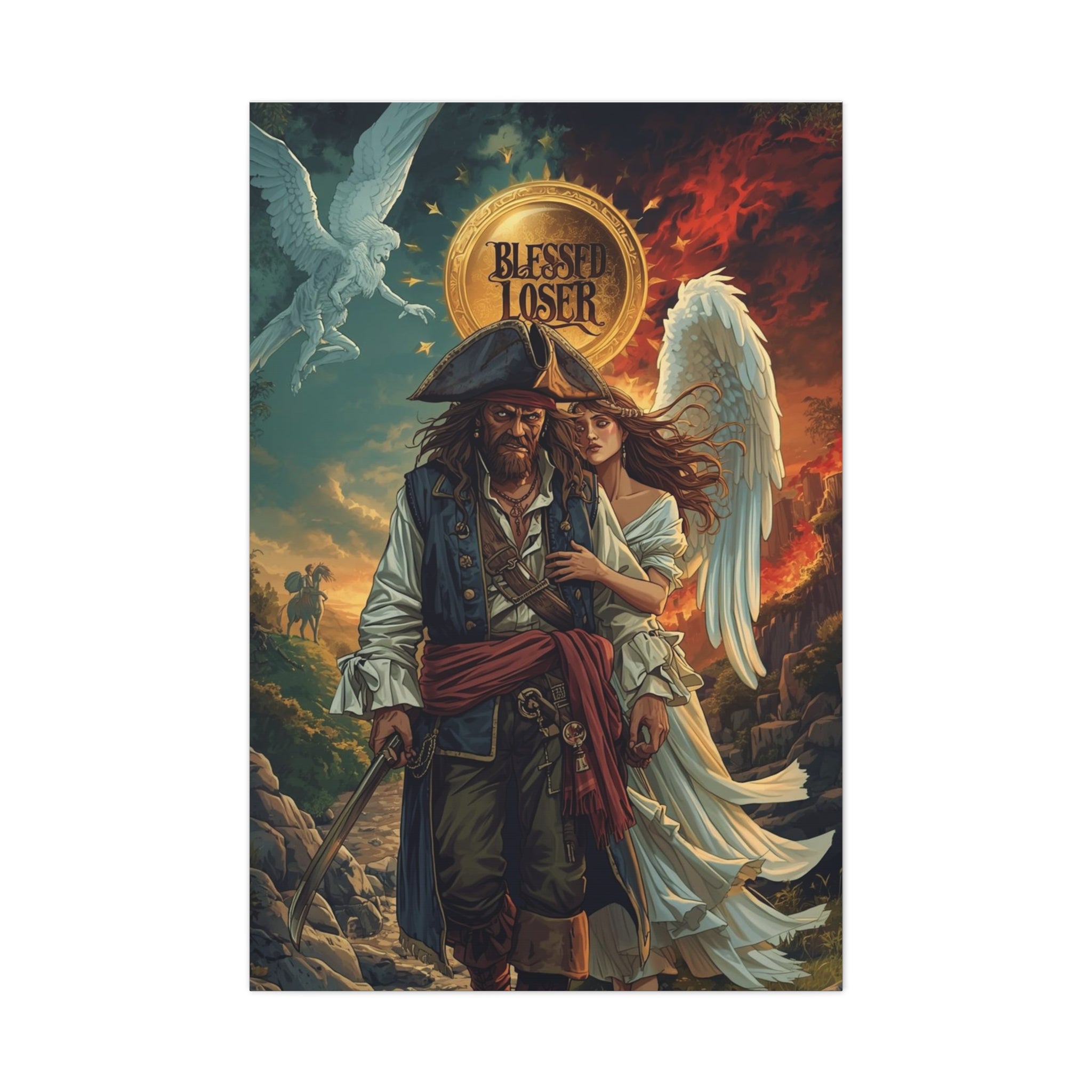 Blessed loser Canvas Print,  Blessed Loser Concept