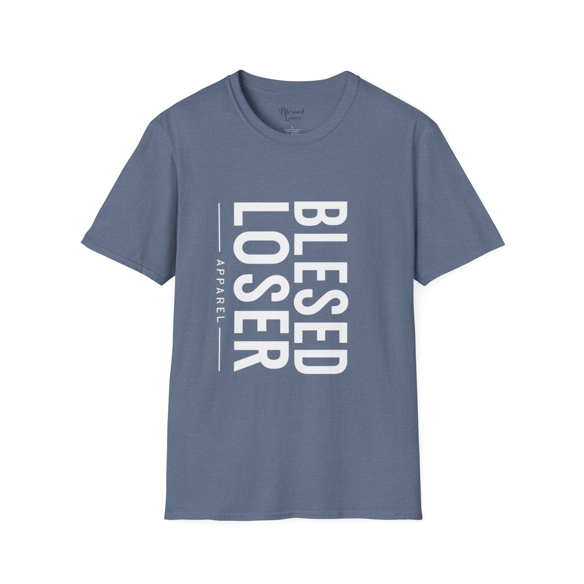 Blessed Loser T-Shirt | Vertical Bold Text Graphic Tee