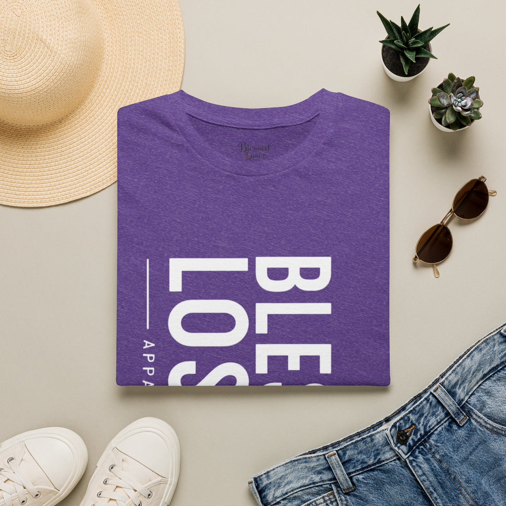 Blessed Loser T-Shirt | Vertical Bold Text Graphic Tee