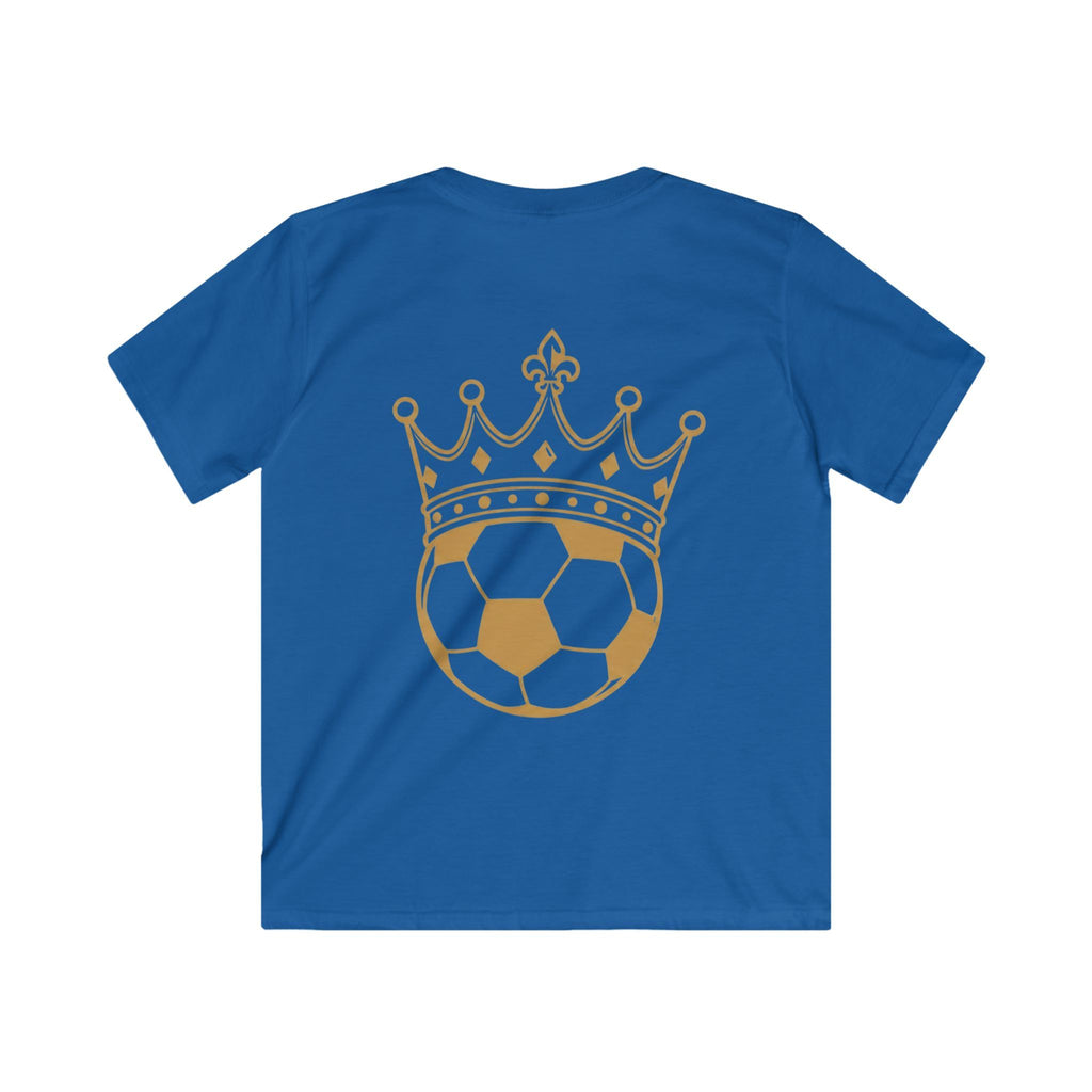 Kids Tee — 'FASTT' Soccer Ball with Crown Graphic Youth футболка