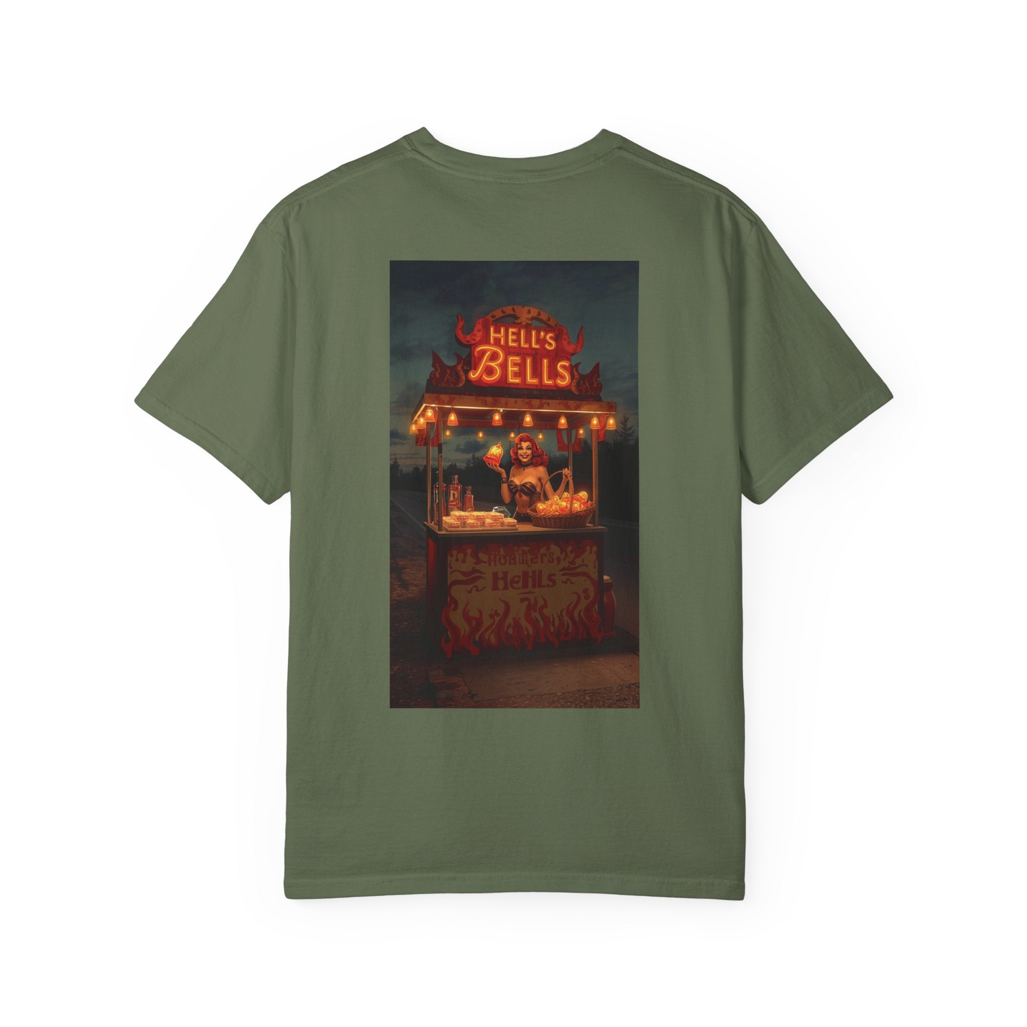 Hell's Bells Unisex Garment-Dyed T-shirt, Vintage-Inspired Tee, Casual Graphic Shirt, Summer Festival Top, Great for Music Lovers, [...]