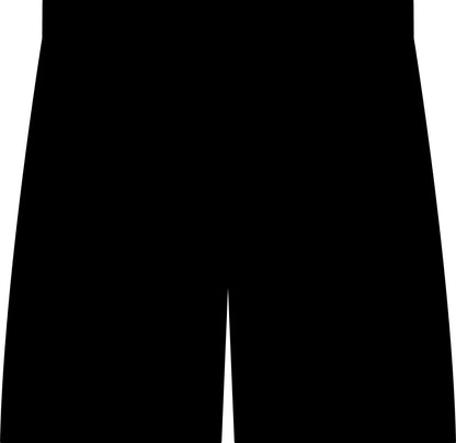 Mesh Athletic Shorts — Black “Blessed Loser” Crown & Bones Logo