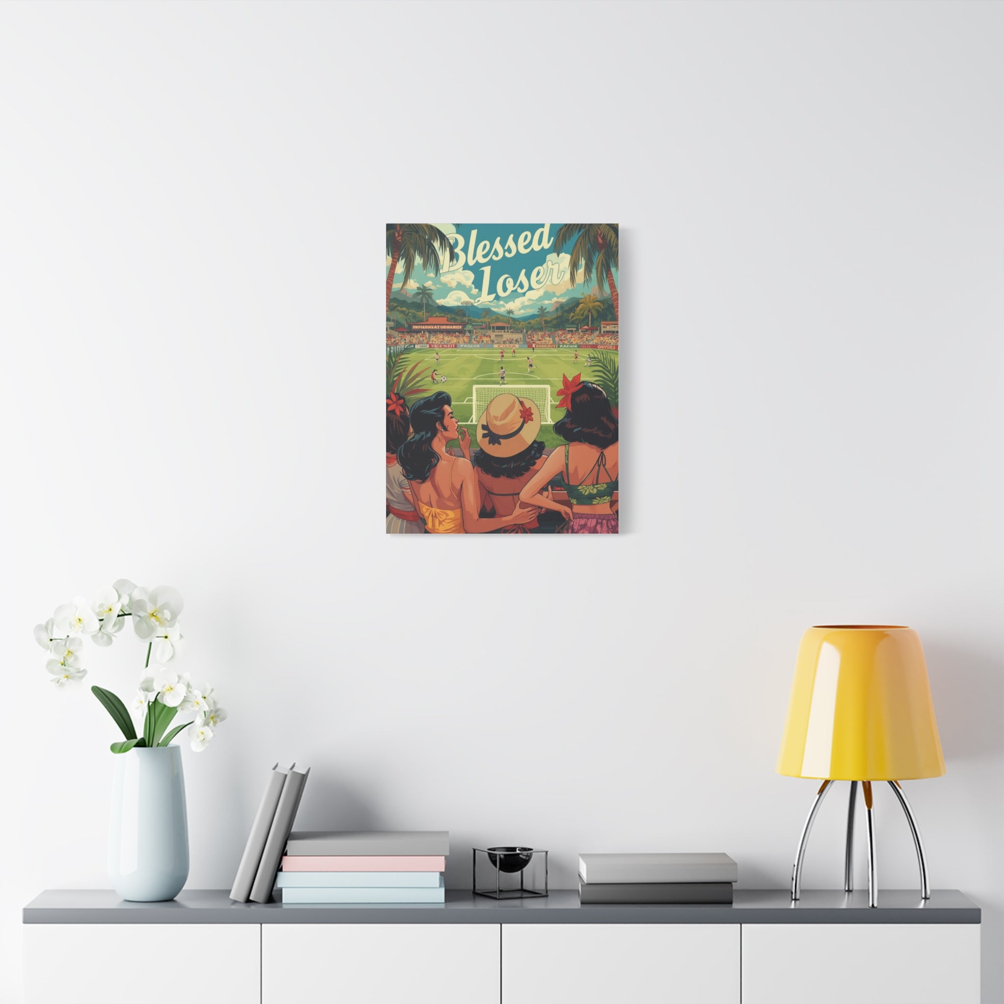 Blessed Loser Canvas Wall Art