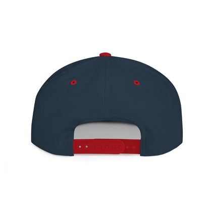 Snapback Hat — "Blessed Loser" Crown Embroidered Flat Bill Cap