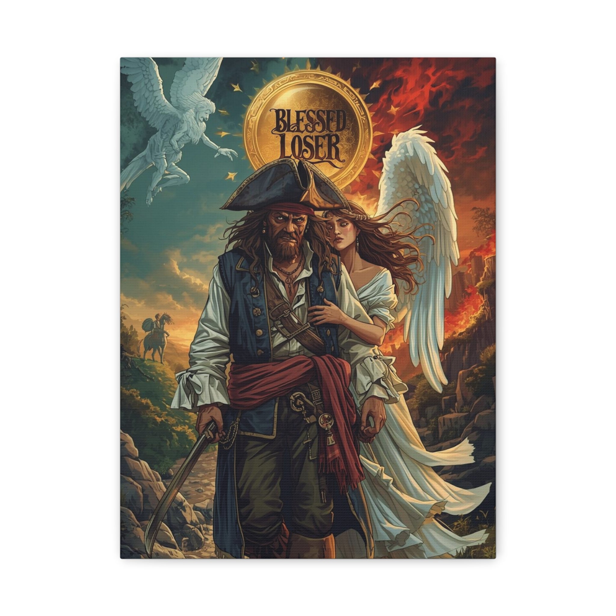 Blessed loser Canvas Print,  Blessed Loser Concept
