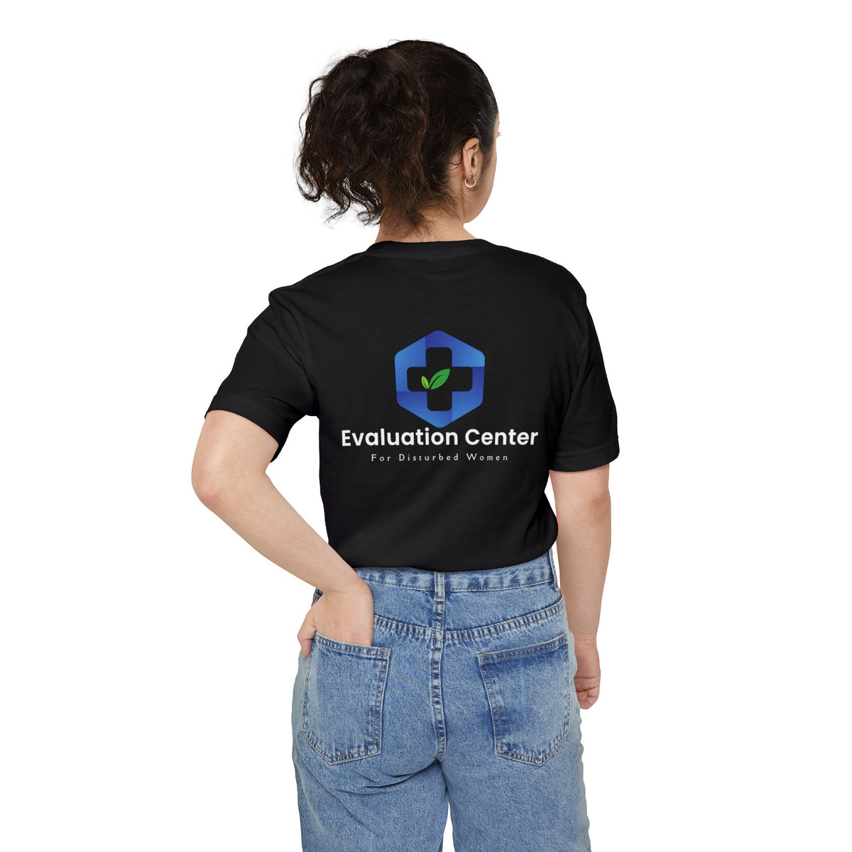 Evaluation Center Pocket T-Shirt — Medical Clinic Logo Tee