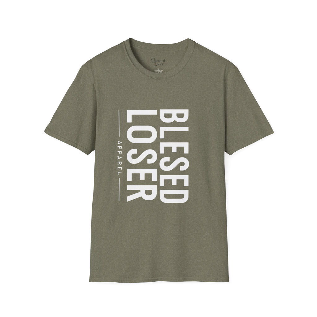 Blessed Loser T-Shirt | Vertical Bold Text Graphic Tee