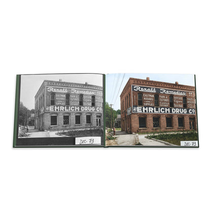 Decatur County Courthouse vintage Photo Book Hardcover | Historic Willis Park, Early 1900s
