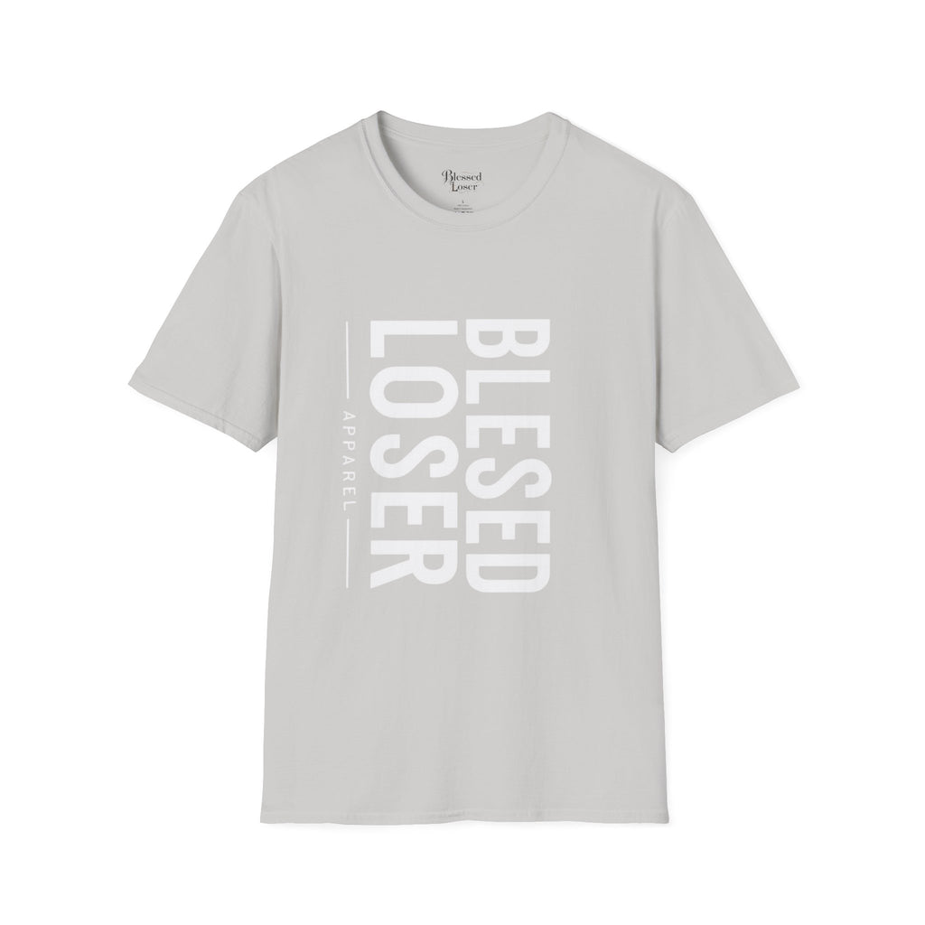 Blessed Loser T-Shirt | Vertical Bold Text Graphic Tee