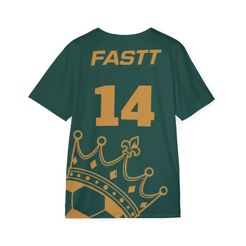 Soccer King Jersey — Custom Numbered Men's Athletic Tee