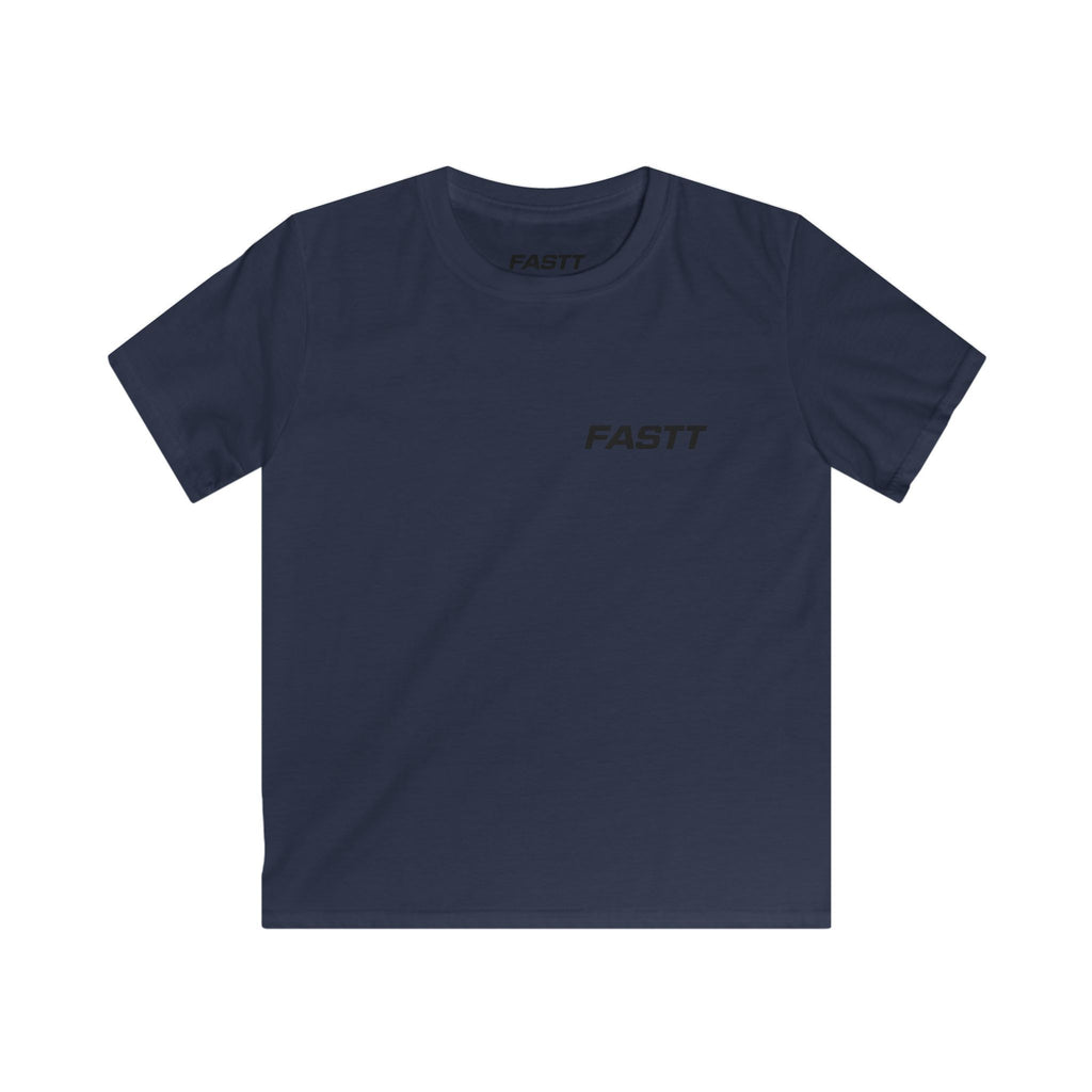 Kids Tee — 'FASTT' Soccer Ball with Crown Graphic Youth футболка