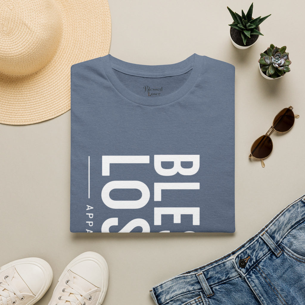 Blessed Loser T-Shirt | Vertical Bold Text Graphic Tee