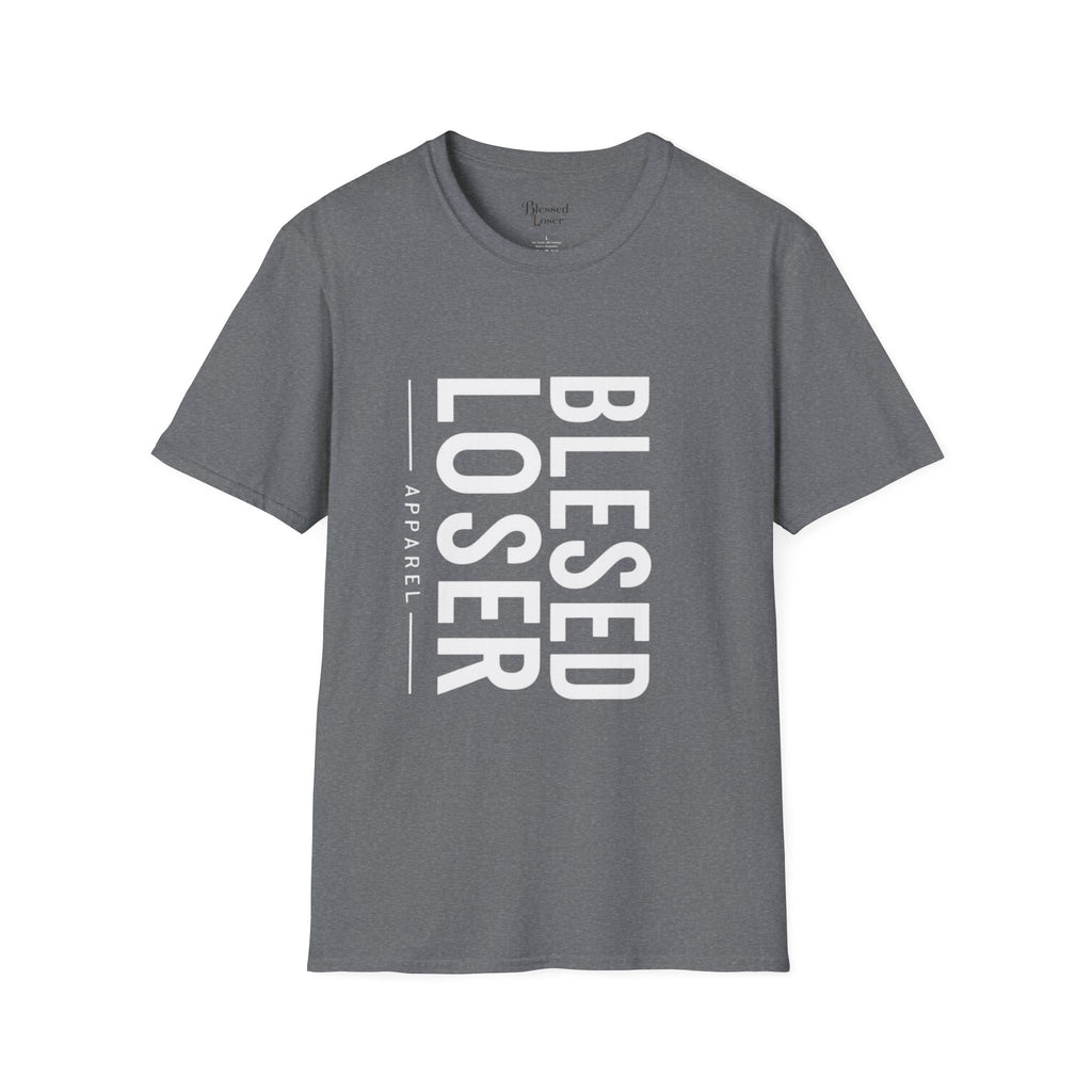 Blessed Loser T-Shirt | Vertical Bold Text Graphic Tee