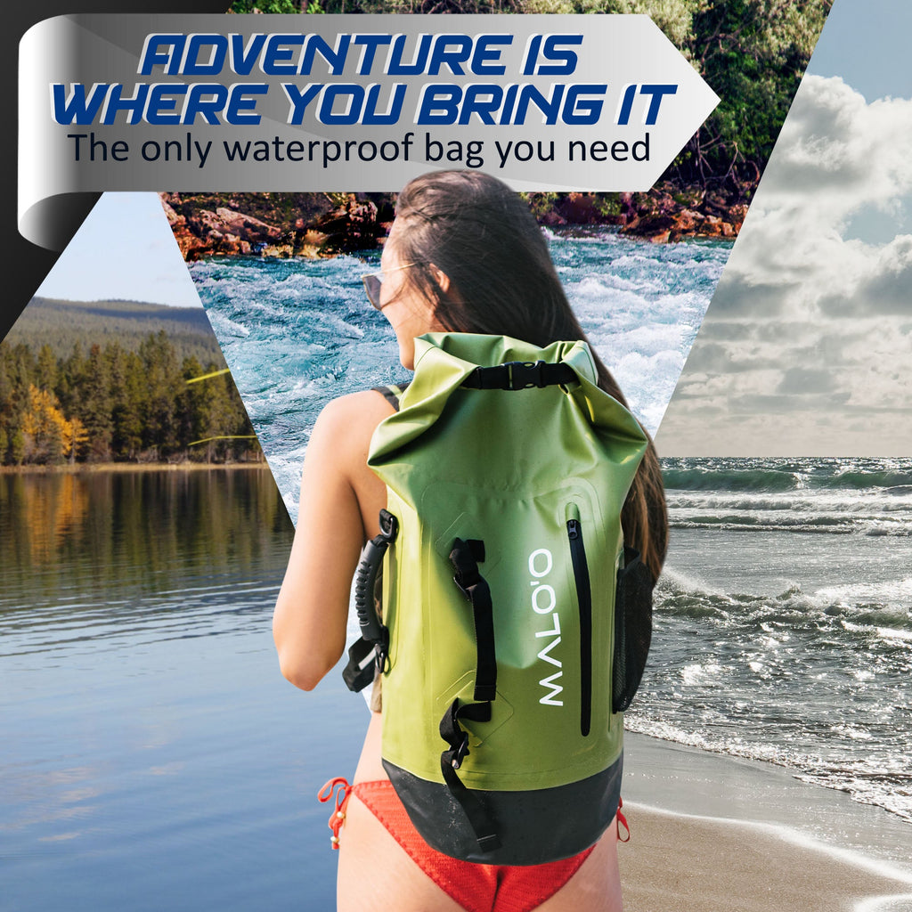 45 Liter Waterproof Dry Bag Backpack with DryCore Technology