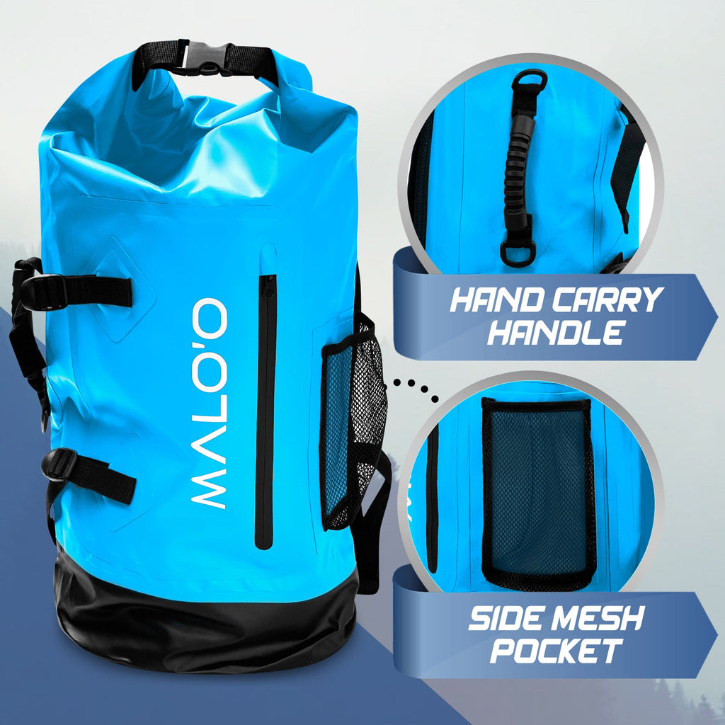 45 Liter Waterproof Dry Bag Backpack with DryCore Technology