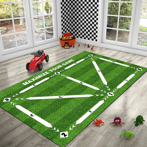 Football Training Mat Soccer Training Equipment Non Slip Foldable Kids